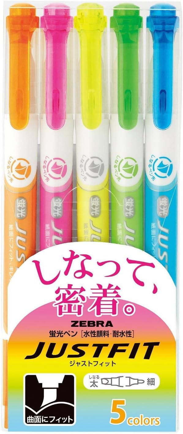 , Highlighter Fit 5 Colors, Wkt17-5C, 5'li, 5 Renk