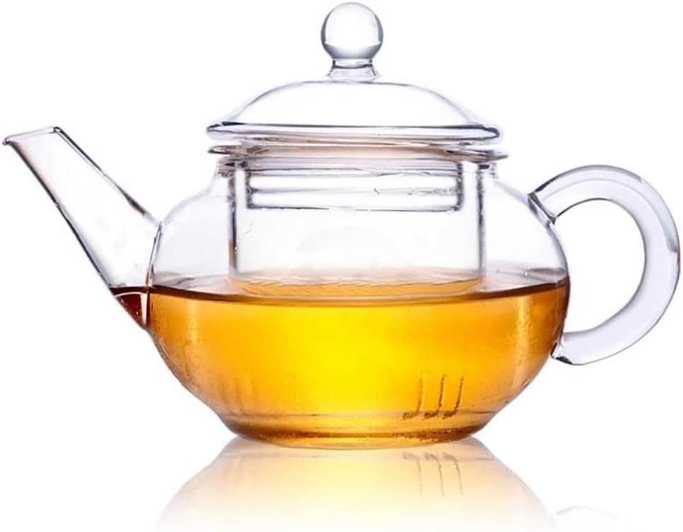 Cam Bitki Çayı Demliği 250 ml - Cam Süzgeçli Demlik