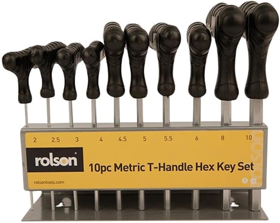 40320 10pc T-Handle Hex Key Set