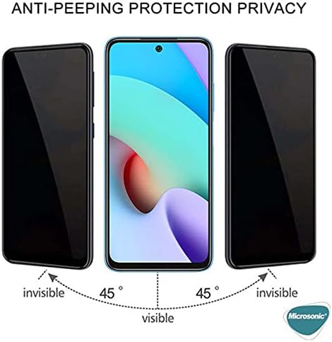 10 Privacy 5D Gizlilik Filtreli Cam Ekran Koruyucu Siyah [ 10 ile Uyumlu Ekran Koruyucu]