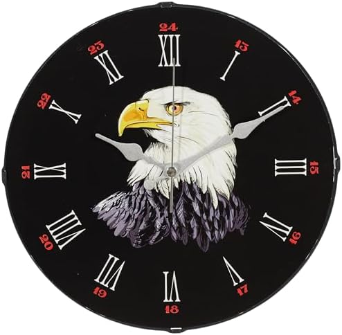 25 Cm Dekoratif Plastik Cam Bombeli Taraftar Duvar Saati