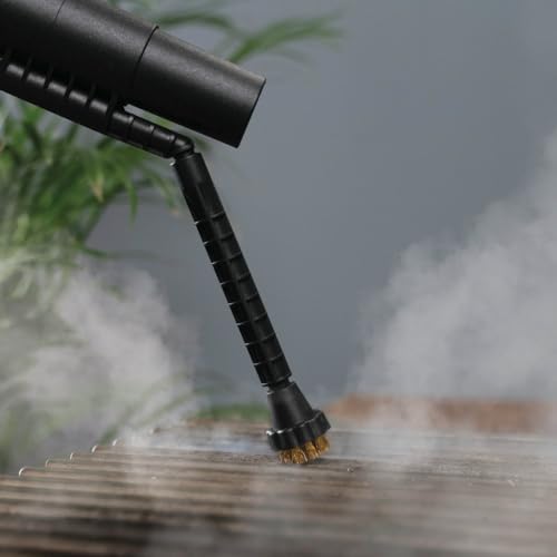 Polti Buharlı Temizleme İçin Yuvarlak Pirinç Fırça Aksesuarı Seti 3'lü, Konsantratör Aksesuarıyla Kullanım İçin