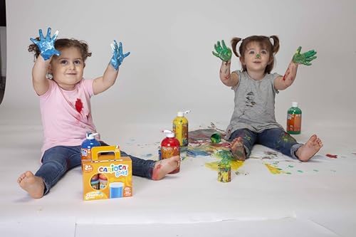 Carioca Bebek Parmak Boyasi 8 Renk 8X50 Ml Süper Yikanabilir 2+ Yaş