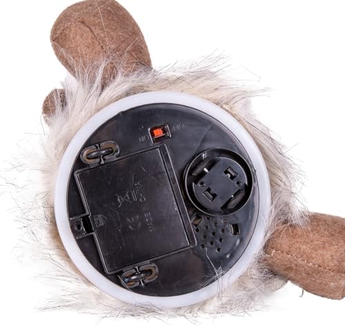 Yılbaşı Süsü Oturan Geyik Işıklı Müzikli ve Hareketli 41x18x13 Cm.