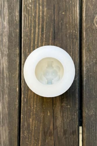 3D Christmas Top Silikon Mum Kalıbı