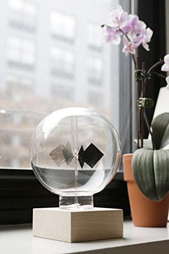 Deko, ahşap, cam, şeffaf, 11,8 x 11.2 X 15,9 cm