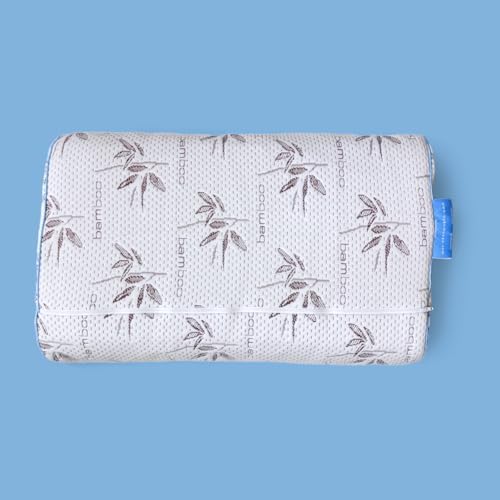 Bamboo Visco S Yastık - 60x40/11/10 - Ortopedik Özel Tasarım, Tüm Yaş Grupları, Uyku, Ofis, Seyahat, TV Izleme - Bambu Kumaş Dokusu, Pamuk, Polyester