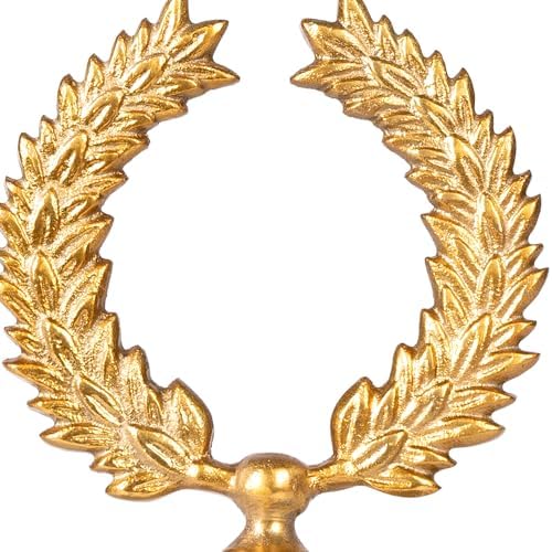 Metal Dekor Çelenk -Gümüş 16x14x25 Cm.