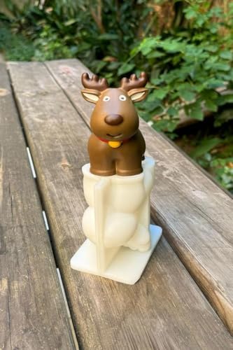 3D Christmas Geyik Silikon Mum Kalıbı