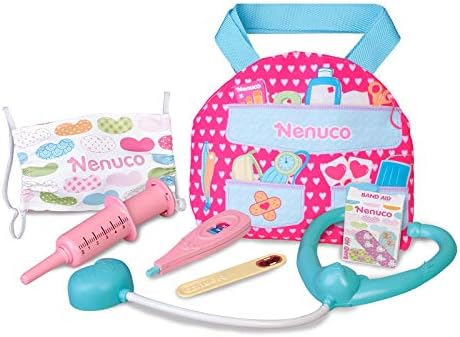 Nenuco Acil Durum Çantası, oyuncak bebekler için tıbbi aksesuarlar, 3 yaş ve üzeri çocuklar için ideal hediye (Famosa 700016295)