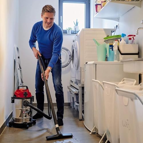 Islak/Kuru Endüstriyel Süpürge TC-VC 1820 SA (1250 Watt, 20L paslanmaz çelik tank, üfleme bağlantısı, aksesuar tutucu, hortum, başlık ve filtre dahil) - 2342425