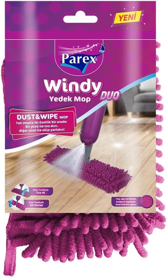 Duo Dust & Wipe Yedek Mop