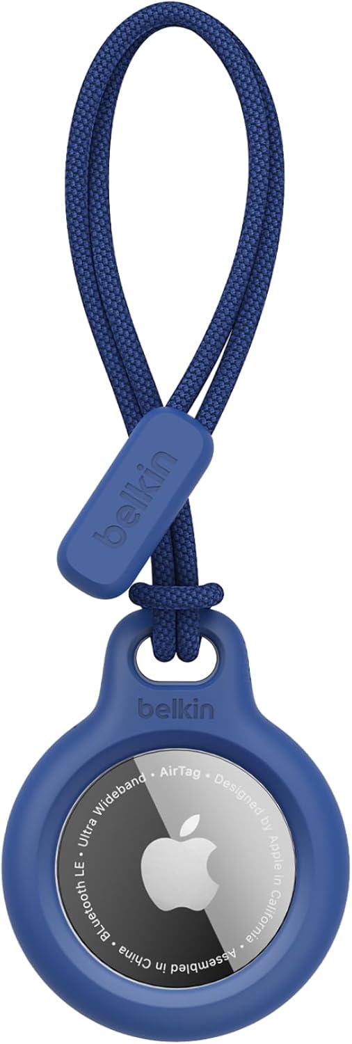 AirTag için Anahtarlıklı Kılıf - Mavi