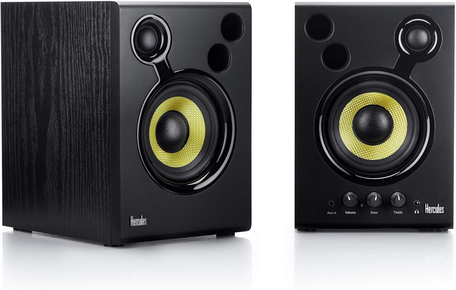 DJMonitor 42 – Profesyonel 2 Yönlü Aktif DJ Monitörleri, 4.5” Hoparlörlerle Studio ve DJ Kullanımı için