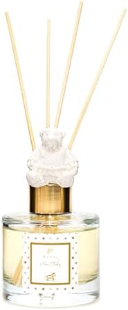 100 ml Ekru Ayıcık Seramik Taş Bambu Çubuklu Baby Oda Kokusu