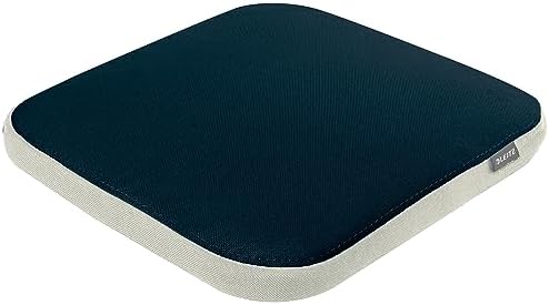 Ergo Balance oturma minderi, ofis sandalyeleri için ergonomik hava yastığı, optimum oturma duruşu ve siyatik rahatlatıcı, vücut duruşunu destekler, Ergo-Serisi, kumaş kılıf kadife grisi,