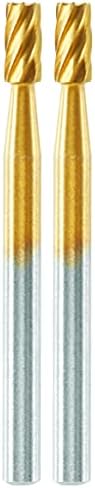 194DM MAX Yüksek Performanslı Silindirik Şekilli Oyma Ucu 3,2 mm, 2'li