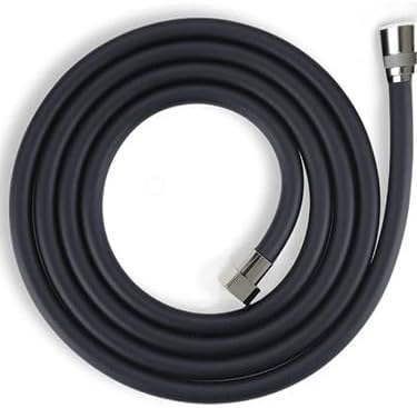 150cm Modern SİYAH Pvc Duş Hortumu, Esnek Ve Patlamaya Dayanıklı - Paslanmaz Banyo Hortumu 5 YIL GARANTİ