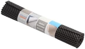 - Slip Mat 30 x 90 cm 2 Adet Örme Desen Halı Kaydırmaz, Siyah (2 Adet)