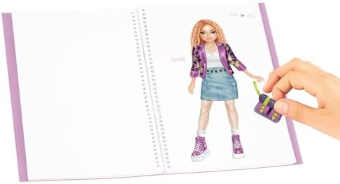 13387 Rebel Kitap Beni Giydir 20 Sayfa Önceden Basılmış Kendin Yap Desen Desenleri, 7 Yaprak Çıkartma, Çok Renkli, Tek Beden