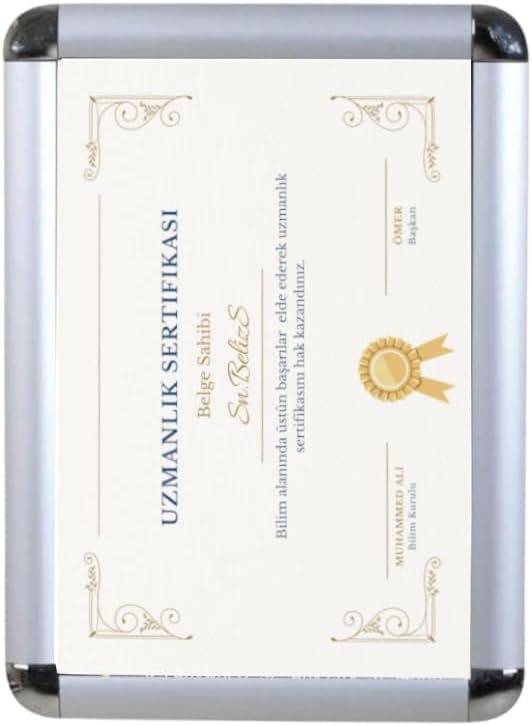 3 ADETTIR - a4 21x30 Belge Çerçevesi - Rondo Açılır Kapanır – İşyeri Eczane Kurum AVM Okul için Duvara Monte Edilebilir (3)