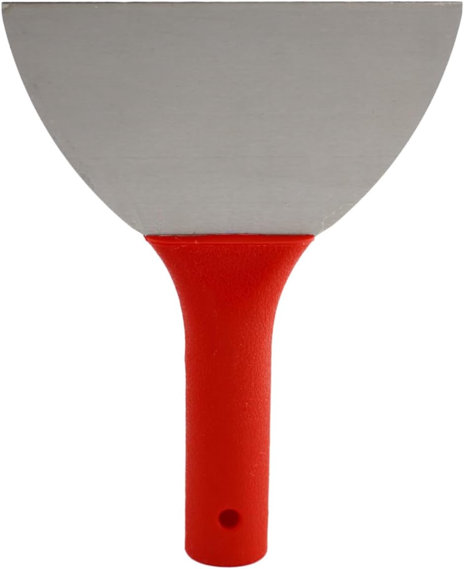 Plastik Saplı Metal Spatula Sıva Duvar Macun Boya Kazıma Ispatulası 18 cm Takılabilir Sap