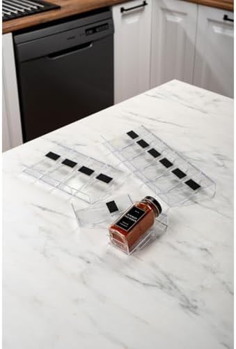 24'lü Şeffaf Kristal Lego Stand Baharatlık Standı Çok Amaçlı Düzenleyici Organizer LEGO24