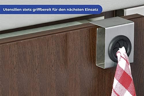 4368060100 mutfak ve Tuerhaken Push, paslanmaz çelik paslanmaz, 5 x 6 x 4 cm, mat