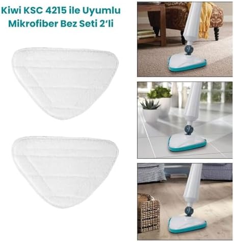 KSC 4215 Buharlı Temizleyici ile Uyumlu Mop Bezi 2 'li