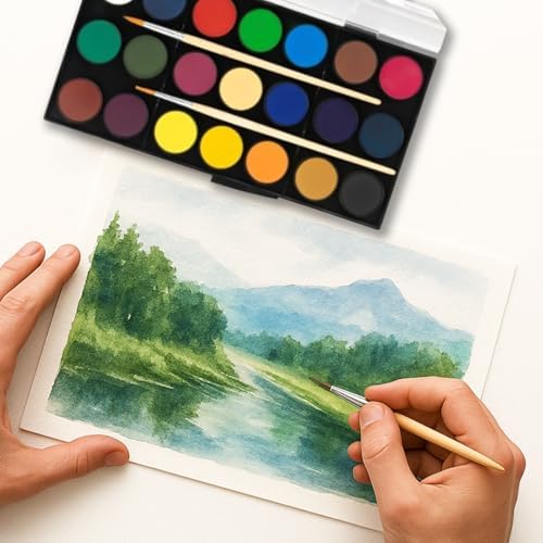 , 21 Renk, Küçük Boy, Canlı ve Parlak Renkler, Çocuklar İçin Uygun