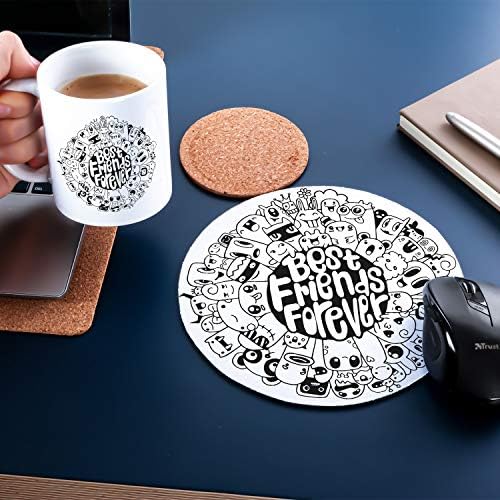 Arkadaşa Hediye Forever Baskılı Kupa ve Mouse Pad Seti