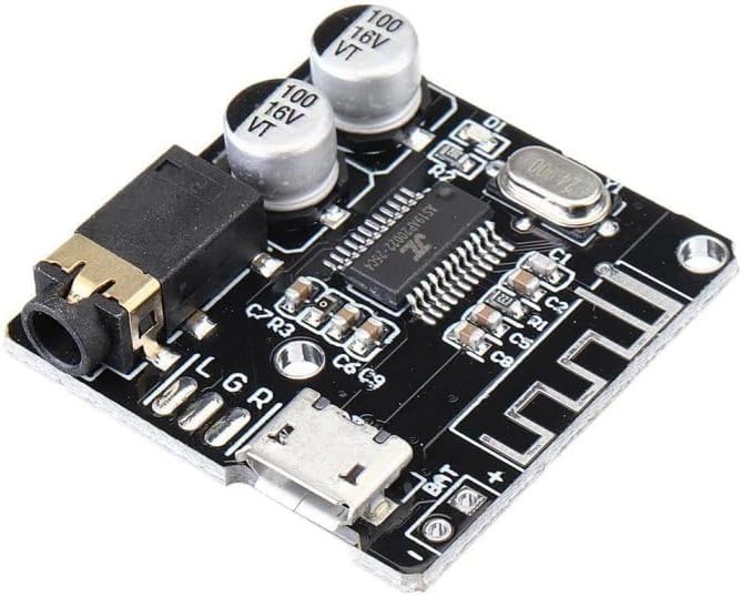 Bluetooth 4.1 Ses Alıcı (Audio) Modülü - Kablosuz Müzik Modülü - Siyah