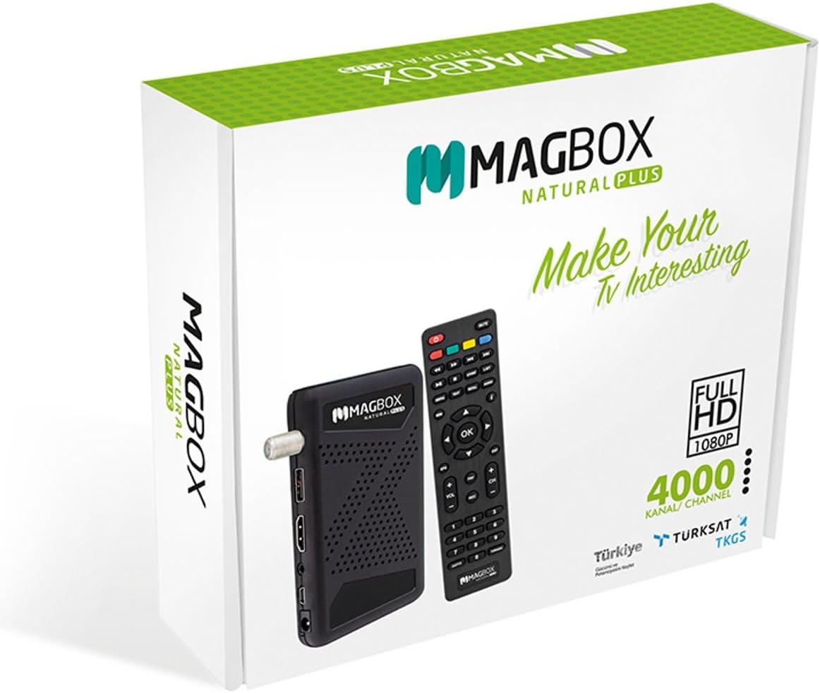 Natural Plus Full Hd + Usb Mini Hd Uydu Alıcısı Tkgsli + Youtubelu