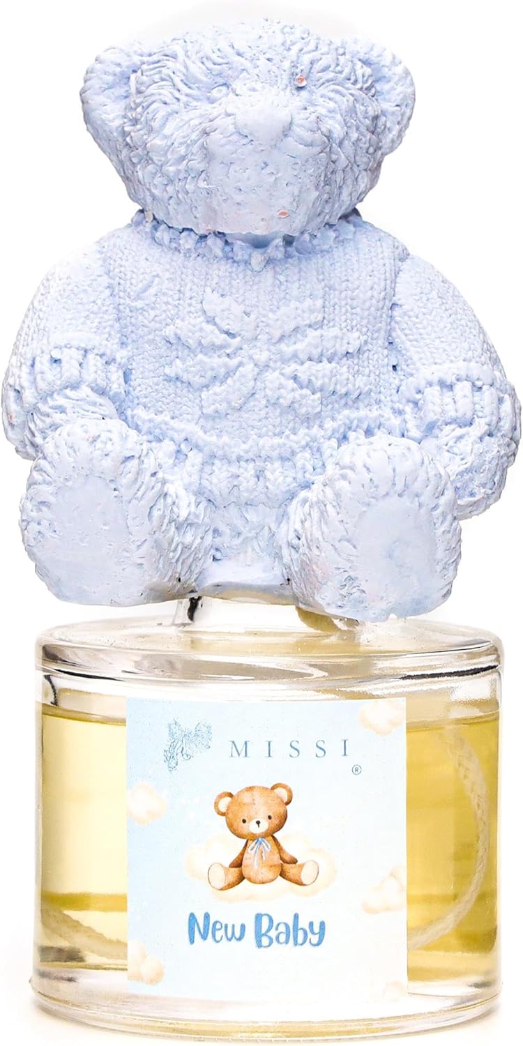 100 ml Mavi Ayıcık Seramik Taşlı New Baby Oda Kokusu