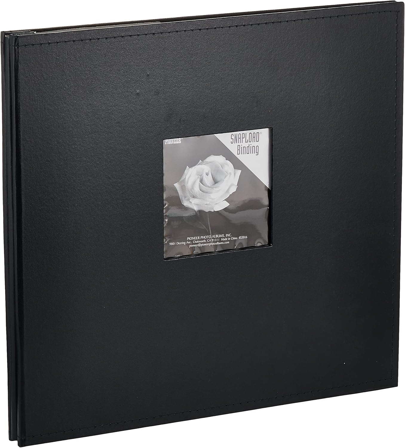 30cm by 30cm Snapload Sewn Leatherette Frame Cover Memory Book,