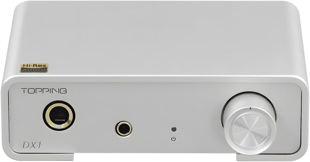 Audio DX1 AK4493S Desktop DAC ve Headphone Amplifier, Silver, DAC ve Kulaklık Amplifikatörü