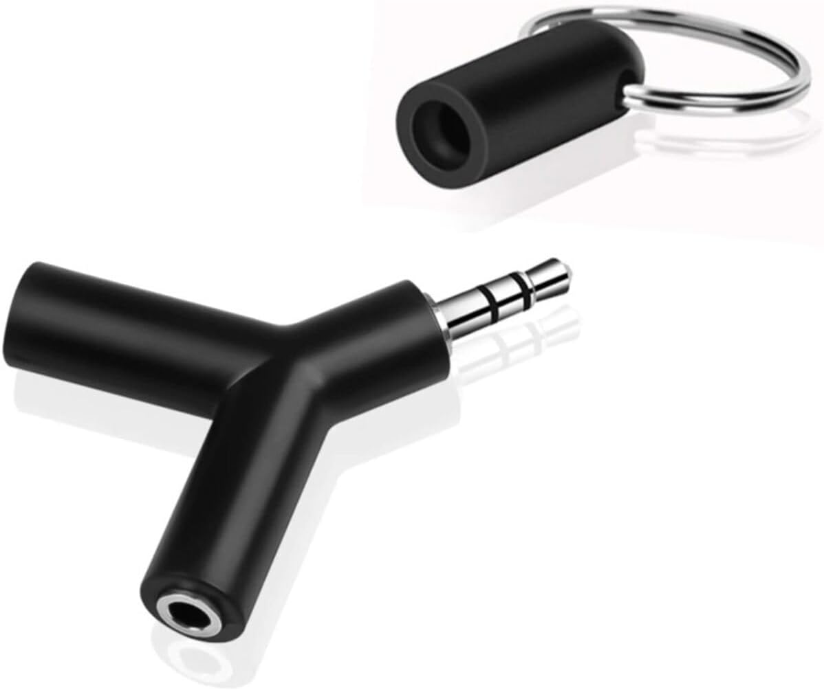 4495 3.5mm Kulaklık Çoklayıcı Çoğaltıcı Switch Splitter Anahtarlık Adaptör