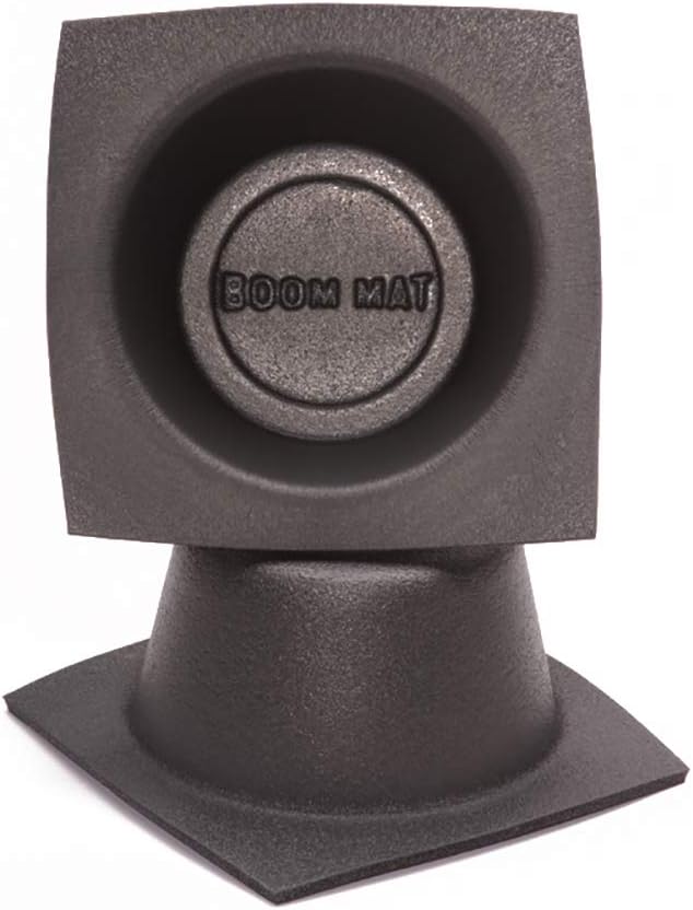 Engineering 050321 Boom Mat Hoparlör Bölmeleri, 13,25 cm Yuvarlak İnce (2'li Paket), siyah