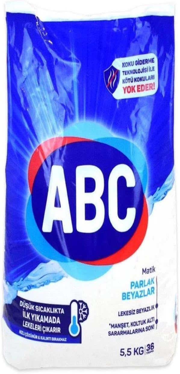 ABC Matik Toz Deterjan 5.5 kg Parlak Beyazlar