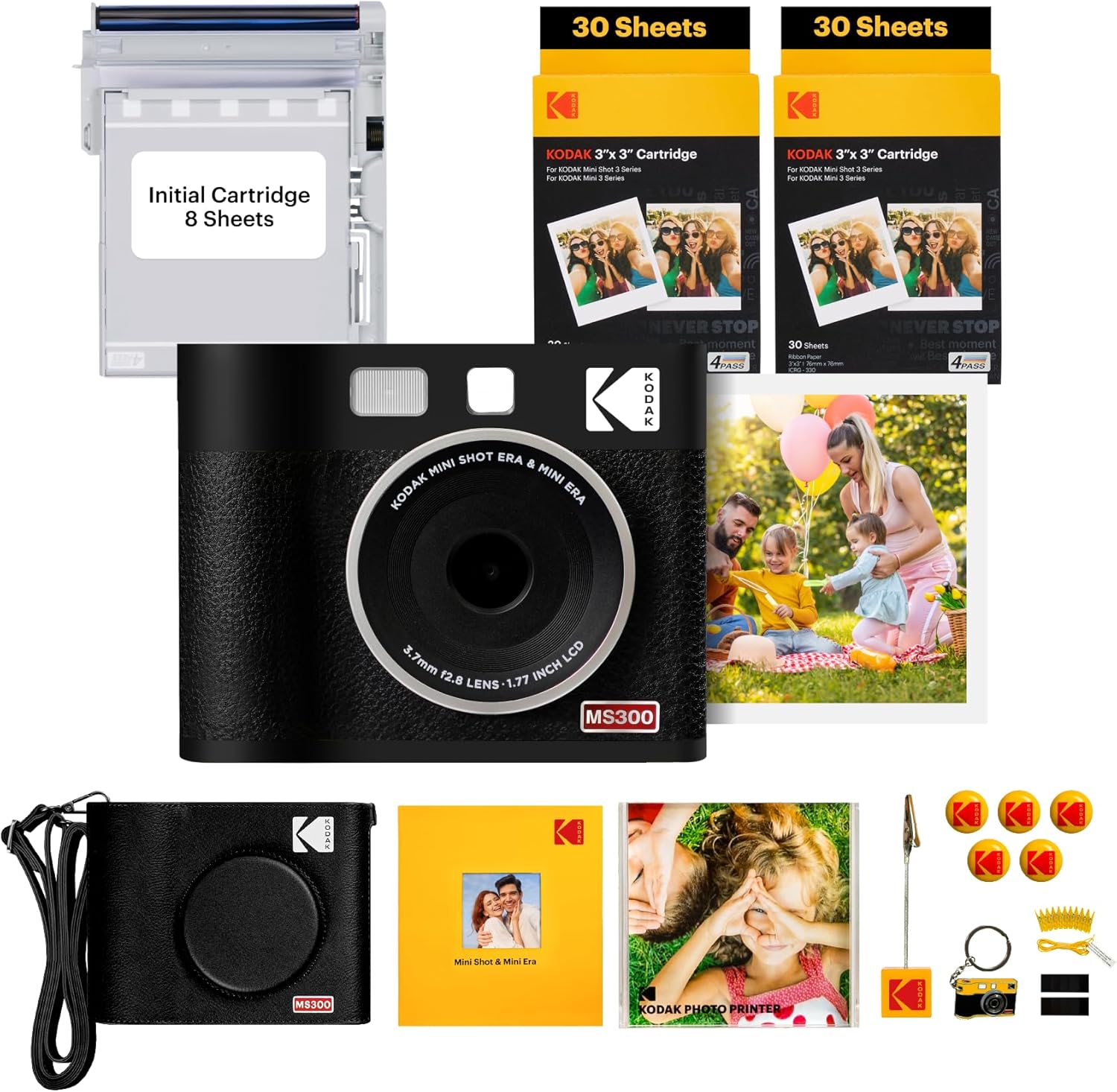 Mini Shot 3 ERA Siyah 3X3 + 60 Yaprak + Aksesuar Kiti