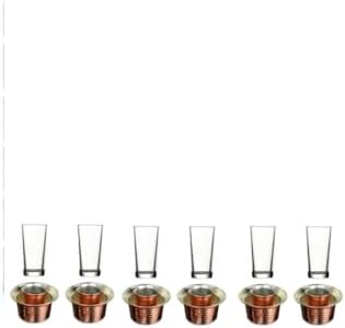 12 Parça Bardak Bakır Ehlikeyf Seti