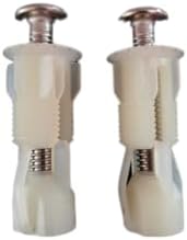 2 adet Klozet kapağı genleşme vidası, WC oturağı, sabitleme vidaları, dübel seti, tuvalet oturağı, tuvalet kapağı, yedek parça, WC sabitleme seti, tuvalet kapağı sabitleme