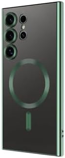 - Galaxy S24 Ultra Telefon Kılıfı – Uyumlu, Kamera Korumalı, Şarj Destekli - Yeşil