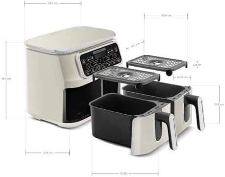 AIR PRO COOK DUO KÖZ XXXL 8 L AIRFRYER BEIGE