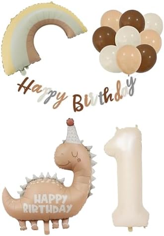 1 Yaş Retro Dinazor Konsept Doğum Günü Seti