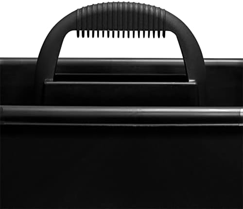 09185 Plastik Taşıma Aleti ve Tedarik Saplı Temizleme Kutusu, 45,7 cm x 38,7 cm x 30,4 cm, Siyah