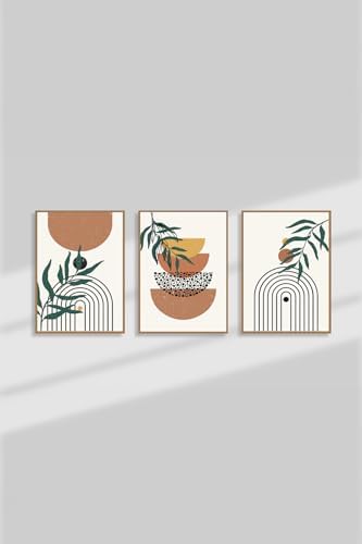 3 Parça Çerçeve Görünümlü Mdf Tablo Seti - ARTSYCLLCT33-2030
