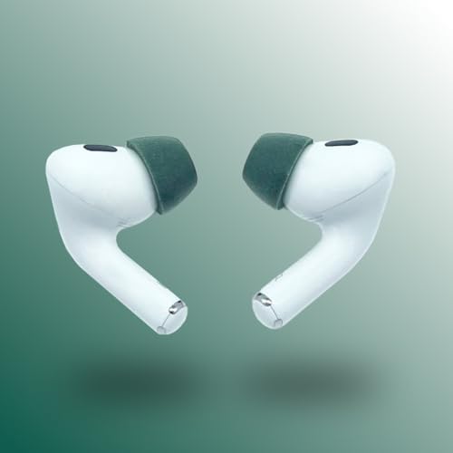 AirPods Pro Generation 1 ve 2 için Köpük Kulak Uçları, Orta, Çam Yeşili, 3 Çift - Üstün Konfor, Sarsılmaz Uyum, Hafızalı Köpük Kulaklık Uçları, Kulaklık Değiştirme İpuçları, ABD'de