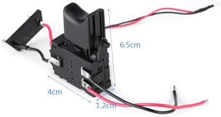 7.2V - 24V Lityum Matkap Anahtarı Pil Akülü Matkap Hız Kontrolü Küçük Işıklı Tetik Anahtarı