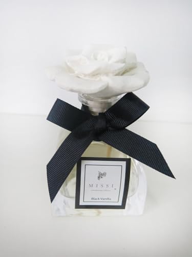 130 CC LOTUS ŞİŞE BLACK VANILLA KOKULU TAŞLI ODA KOKUSU